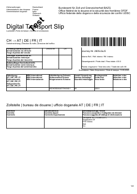 PADTS — digital transport slip (PDF preview)