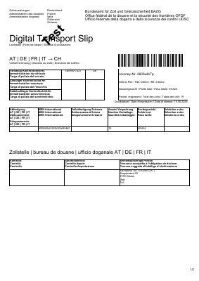 PADTS — digital transport slip (PDF preview)